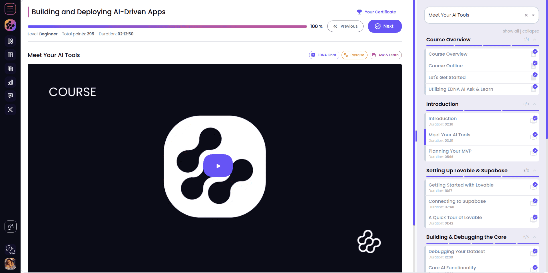 Enterprise DNA — Learning Platform & Mentor screenshot 2