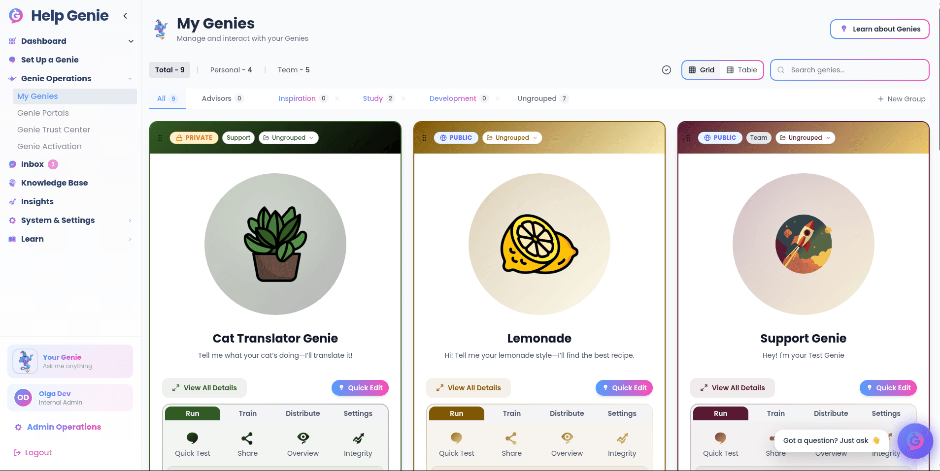 HelpGenie — Marketplace Web & Admin screenshot 1
